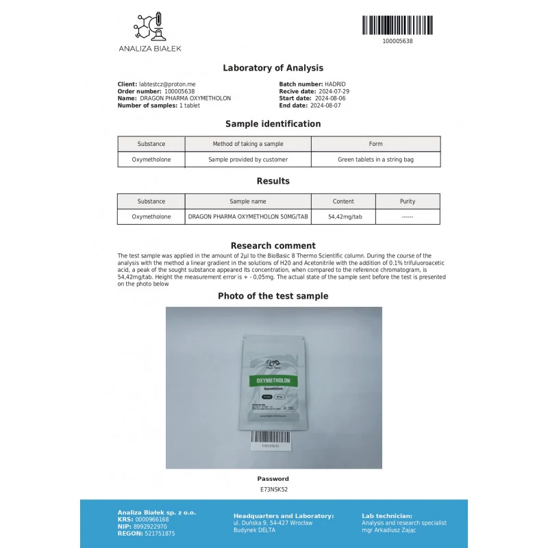 Oxymetholone 50 mg - Oxymetholone by Dragon Pharma, Europe Oxymetholone 50 mg - Oxymetholone by Dragon Pharma, Europe